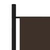 vidaXL 6-Panel Room Divider Brown 300x180 cm