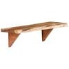 vidaXL Wall Shelves 2 pcs 60x20x18 cm Solid Acacia Wood
