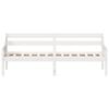 vidaXL Day Bed without Mattress White 90x200 cm Solid Wood Pine