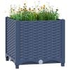 vidaXL Raised Bed | Blue grey | Polypropylene | Medium | Durable | Planter