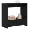 vidaXL Side Table Black Oak 50 x 26 x 50 cm Engineered Wood