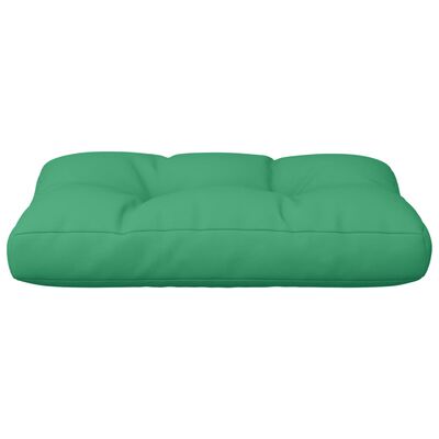 vidaXL Pallet Cushion Green 60x40x12 cm Fabric
