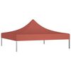 vidaXL Party Tent Roof 2x2 m Terracotta 270 g/m²
