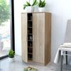 vidaXL Shoe Cabinet 7 Shelves Oak