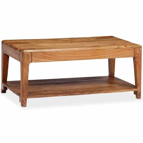 vidaXL Coffee Table Solid Wood 88x50x38 cm
