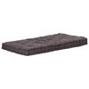 vidaXL Pallet Floor Cushion Cotton 120x80x10 cm Anthracite