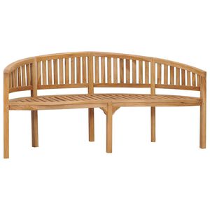 vidaXL Garden Bench | Natural Teak | Solid Teak Wood | Large | Durable