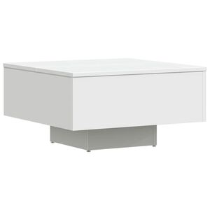 vidaXL Coffee Table White 60x60x31,5 cm Engineered Wood
