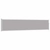 vidaXL Patio Retractable Side Awning 100x500 cm Grey