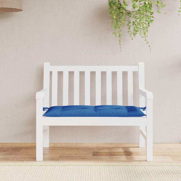 vidaXL Garden Bench Cushion Blue 100x50x7 cm Oxford Fabric