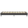 vidaXL Box Spring Bed Frame without Mattress Grey Fabric 80x200 cm