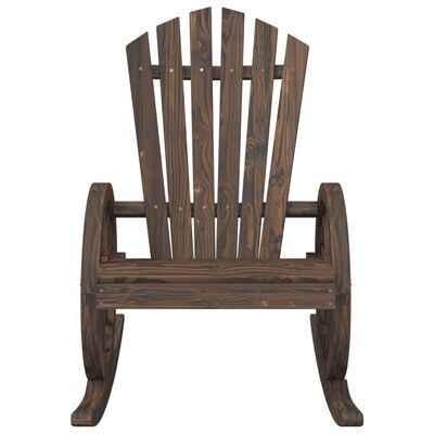 vidaXL Rocking Adirondack Chairs 2 pcs Solid Wood Fir