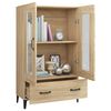 vidaXL Highboard Sonoma Oak 70x31x115 cm Engineered Wood