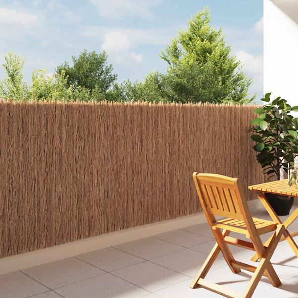 vidaXL Brushwood Fence 600x100 cm