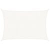 vidaXL Sunshade Sail 160 g/m&sup2; White 2x3 m HDPE