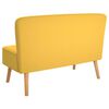 vidaXL Sofa Fabric 117x55.5x77 cm Yellow