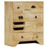 vidaXL Chest of Drawers 60x30x75 cm Solid Mango Wood