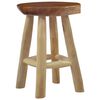 vidaXL Stool Brown Teak Wood