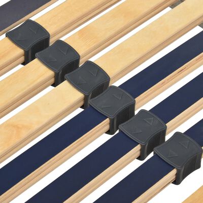 vidaXL Electrical Slatted Bed Base with 42 Slats 7 Zones 90x200 cm