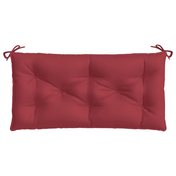 vidaXL Garden Bench Cushion Wine Red 100x50x7 cm Oxford Fabric