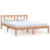 vidaXL Bed Frame without Mattress Honey Brown Solid Wood 120x200 cm