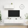 vidaXL TV Cabinets 3 pcs White Engineered Wood