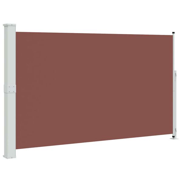 vidaXL Patio Retractable Side Awning 180x300 cm Brown
