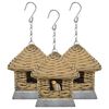 vidaXL Bird Houses 3 pcs Wicker