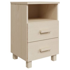 vidaXL Bedside Cabinet | Honey Brown | Solid Pine Wood | Medium