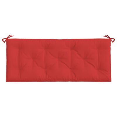 vidaXL Garden Bench Cushion Red 120x50x7 cm Oxford Fabric