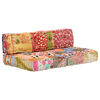 vidaXL Pouffe Patchwork Fabric
