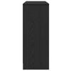 vidaXL Sideboard Black 102 x 29.5 x 75 cm Engineered wood
