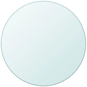 vidaXL Table Top Tempered Glass Round 900 mm