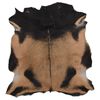 vidaXL Goatskin Mixed Brown and White 60x100 cm