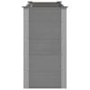 vidaXL Garden Raised Bed WPC 150x50x91 cm Grey