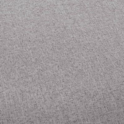 vidaXL Bar Stool Light Grey Fabric