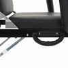 vidaXL Portable Facial Treatment Chair Faux Leather 185x78x76 cm Black