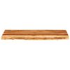 vidaXL Bathroom Vanity Top Solid Acacia Wood 100x52x3.8 cm