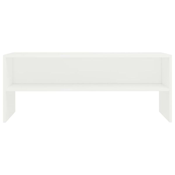 vidaXL TV Cabinet White 100x40x40 cm Engineered Wood