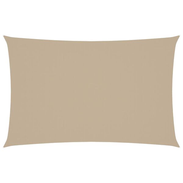 vidaXL Sunshade Sail Oxford Fabric Rectangular 4x7 m Beige