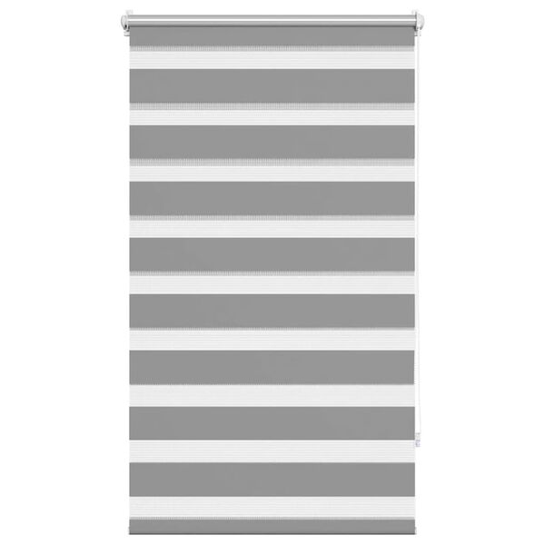 vidaXL Zebra blind 90.9x150 cm Fabric Width 86.7 cm grey