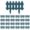 vidaXL Lawn Edgings 25 pcs Green 10 m PP