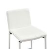 vidaXL Bar Stools 2 pcs White Faux Leather