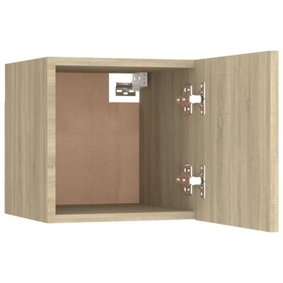 vidaXL Wall Mounted TV Cabinets 2 pcs Sonoma Oak 30.5x30x30 cm