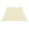 vidaXL Sunshade Sail Oxford Fabric Trapezium 2/4x3 m Cream