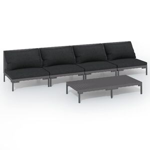 vidaXL Garden Lounge Set | Dark Grey