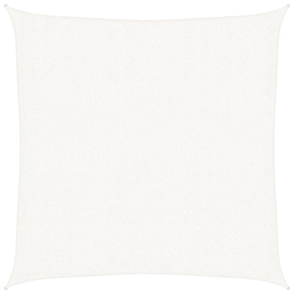 vidaXL Sunshade Sail 160 g/m&sup2; White 3x3 m HDPE