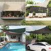 vidaXL Sunshade Sail 160 g/m&sup2; Taupe 6x7 m HDPE