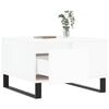 vidaXL Coffee Table White 55x55x36.5 cm Engineered Wood