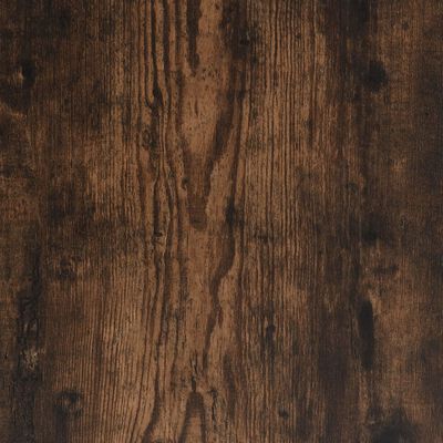 vidaXL Wall Shelves 2 pcs Smoked Oak 100x15x20 cm Engineered Wood